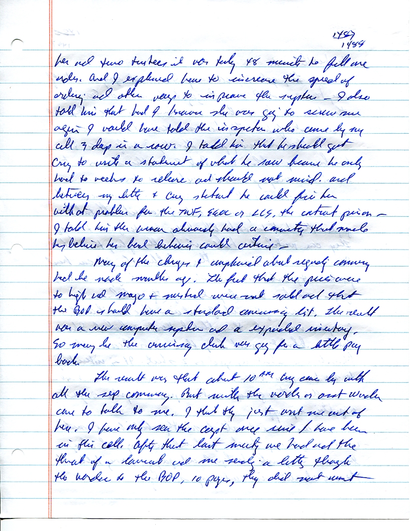 Dr John WorldPeace 2008 Prison Journal